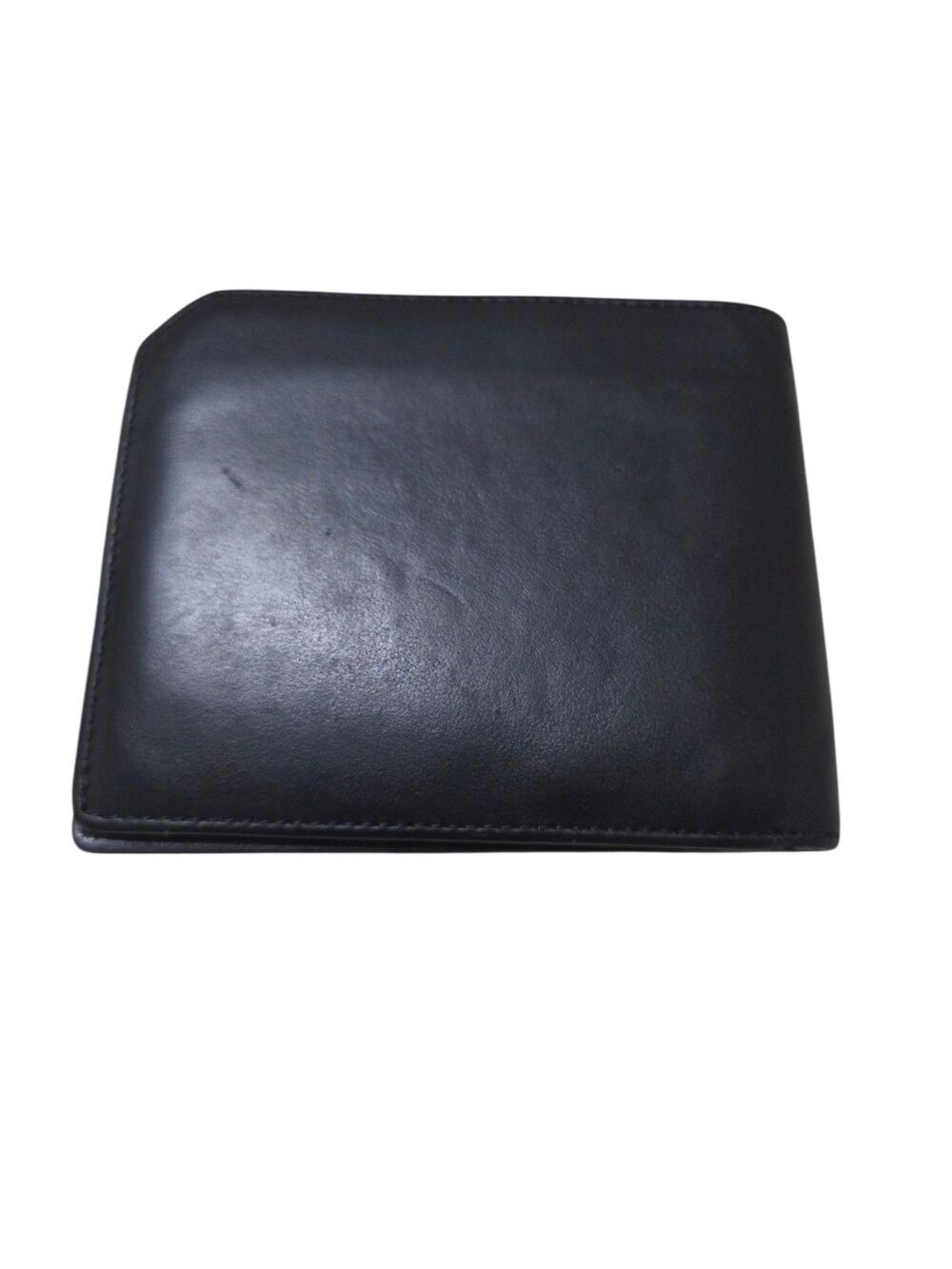 Montblanc Meisterstuk Bifold Wallet Card Case Black Italian Leather Luxury U1 - Picture 3 of 10